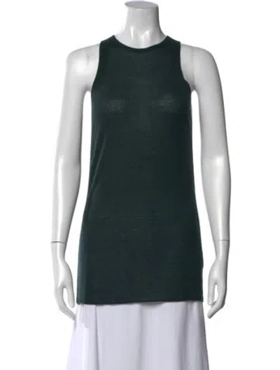 Pre-owned Joseph Cashmere Crew Neck Top W/ Tags In Green