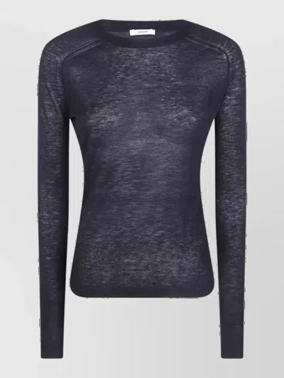 Joseph Cashmere Fine-knit Round-neck T-shirt