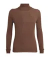 JOSEPH CASHMERE HIGH-NECK CASHAIR SWEATER