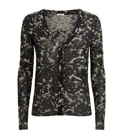 Joseph Cashmere Jacquard Cashair Aisha Cardigan
