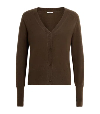 Joseph Cashmere Keane Cardigan In Brown