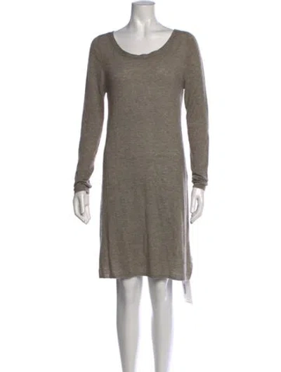 Pre-owned Joseph Cashmere Knee-length Dress In Neutrals