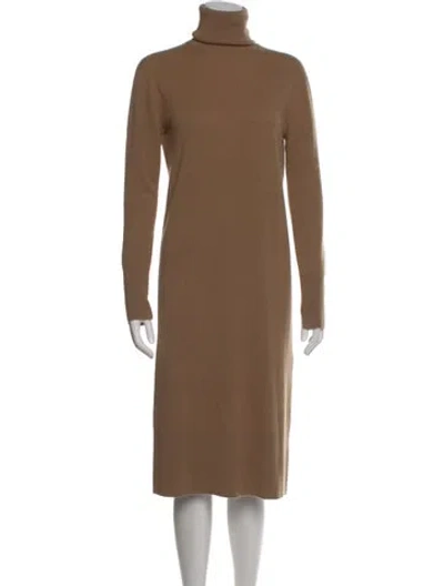 Pre-owned Joseph Cashmere Knee-length Dress W/ Tags In Neutral