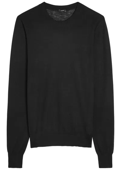 Joseph Cashmere Knit Top In Black