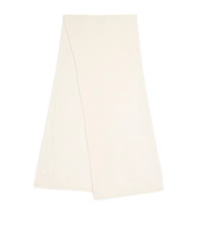 Joseph Cashmere Lightweight Scarf In Ivory