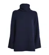 Joseph Cashmere Loftus Rollneck Sweater In Blue