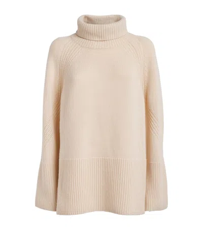 Joseph Cashmere Loftus Rollneck Sweater In Neutral