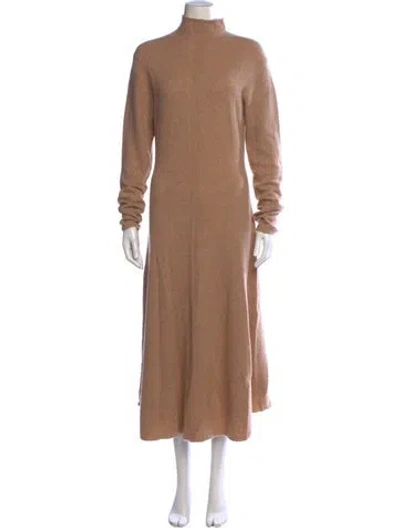 Pre-owned Joseph Cashmere Long Dress In Neutrals