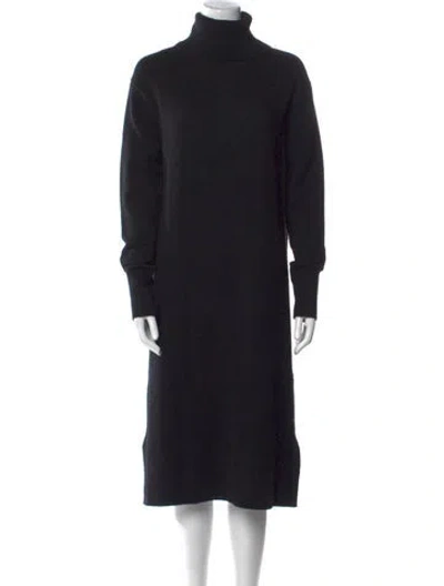 Pre-owned Joseph Cashmere Midi Length Dress In Black