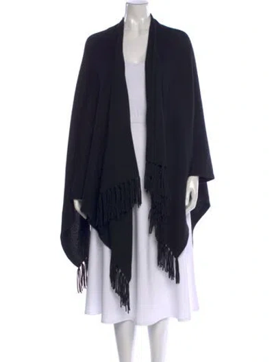 Pre-owned Joseph Cashmere Open Front Sweater In Black