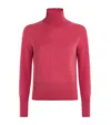 Joseph Cashmere Oxna Funnel-neck Sweater In Pink