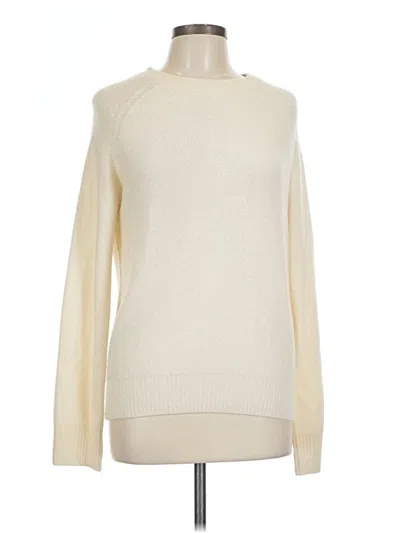Pre-owned Joseph Cashmere Pullover Sweater In Ivory