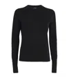 Joseph Cashmere Round-neck Sweater In Black
