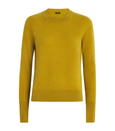 Joseph Cashmere Round-neck Sweater In Brown