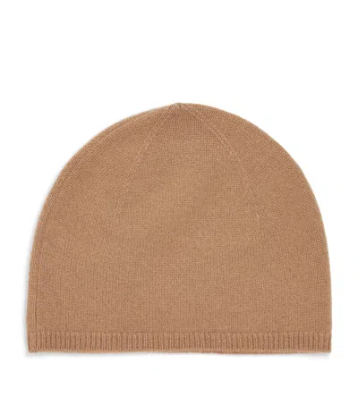 Joseph Cashmere Skull Cap Beanie In Brown