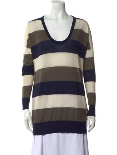 Pre-owned Joseph Cashmere Striped Sweater In Multi