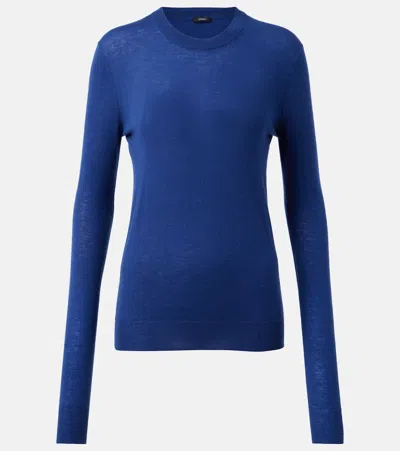 Joseph Cashmere Sweater In Blue