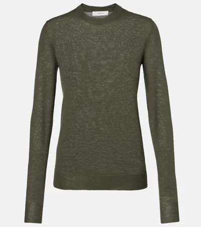 Joseph Cashmere Sweater In Green