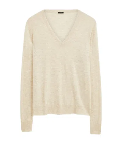 Joseph Cashmere Sweater In Quail