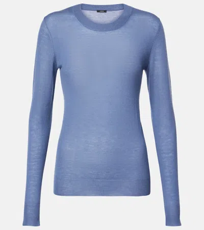 Joseph Cashmere Top In Blue