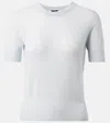 Joseph Cashmere Cashair T-shirt In Blue