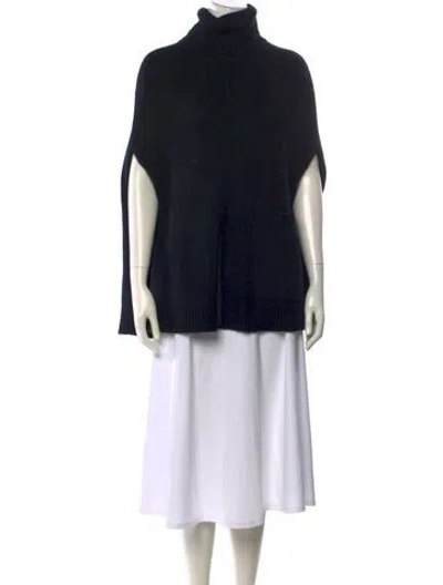 Pre-owned Joseph Cashmere Turtleneck Sweater In Black