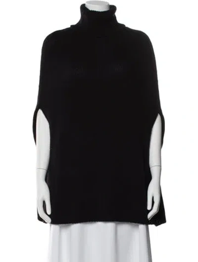Pre-owned Joseph Cashmere Turtleneck Sweater In Black