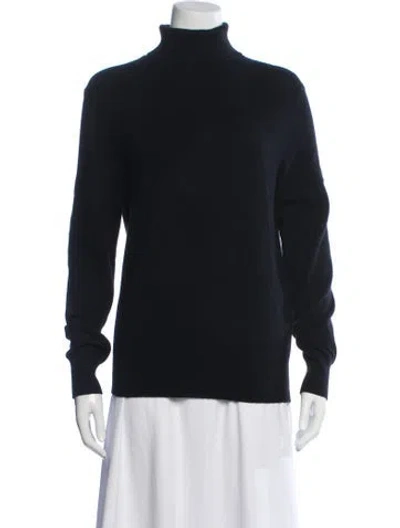 Pre-owned Joseph Cashmere Turtleneck Sweater In Black