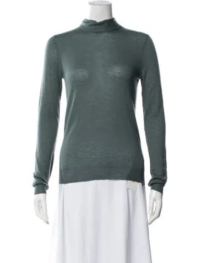 Pre-owned Joseph Cashmere Turtleneck Sweater In Blue