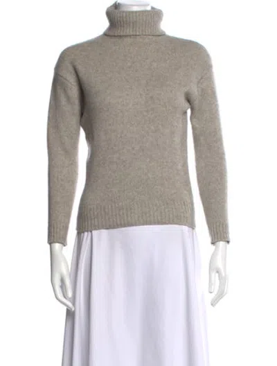 Pre-owned Joseph Cashmere Turtleneck Sweater In Grey