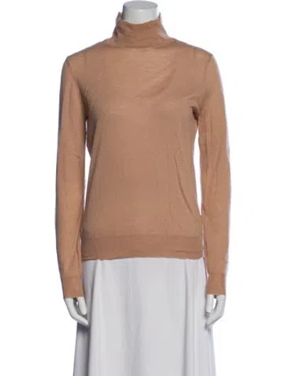 Pre-owned Joseph Cashmere Turtleneck Sweater In Neutral