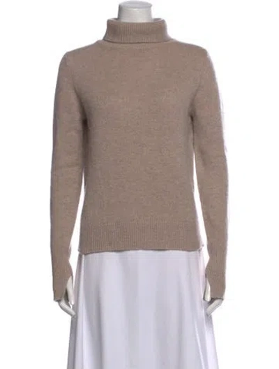 Pre-owned Joseph Cashmere Turtleneck Sweater In Neutrals