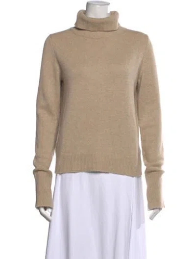 Pre-owned Joseph Cashmere Turtleneck Sweater In Neutrals