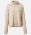 Joseph Cashmere Turtleneck Sweater In Neutral