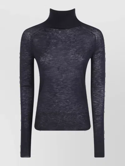 Joseph Cashmere Turtleneck Sweatshirt In Blue