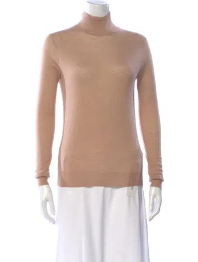 Pre-owned Joseph Cashmere Turtleneck Top In Neutral