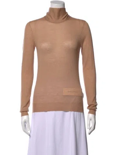 Pre-owned Joseph Cashmere Turtleneck Top In Neutrals
