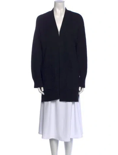 Pre-owned Joseph Cashmere V-neck Sweater In Black