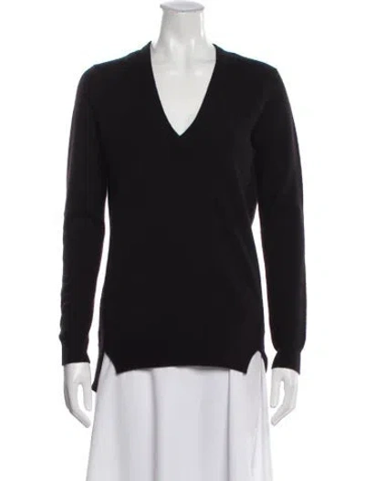 Pre-owned Joseph Cashmere V-neck Sweater In Blue