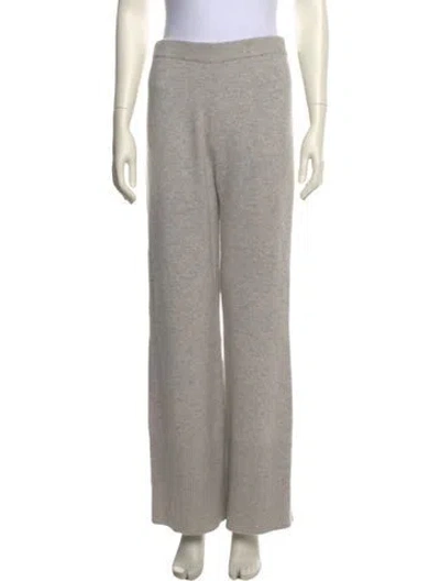 Pre-owned Joseph Cashmere Wide Leg Pants In Gray