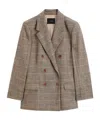 Joseph Castel Wool Bamboo Jacket In Gray
