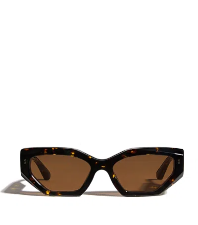 Joseph Cat Eye Souk Sunglasses In Brown