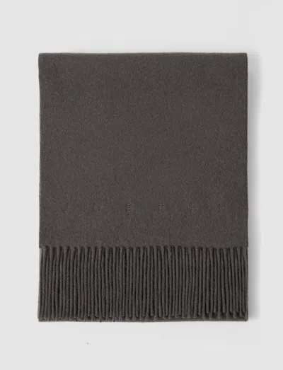 Joseph Cecile Wool Scarf In Gray
