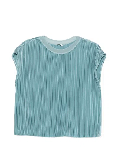 Joseph Cedre Pleated T-shirt In Neutral