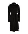 Joseph Double Face Cashmere Cenda Long Coat In Black
