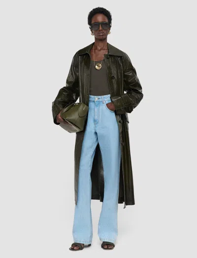 Joseph Chams Washed Denim Trousers In Blue