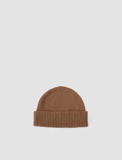 Joseph Chia Pure Cashmere Hat In Brown
