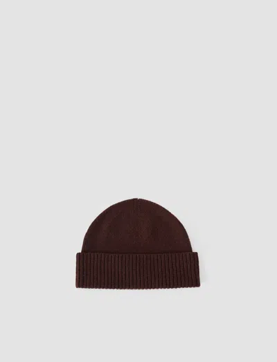 Joseph Chia Pure Cashmere Hat In Purple