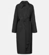 Joseph Chiswick Trench Coat In Black