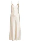 Joseph Clea Silk Satin Slip Dress In Neutrals